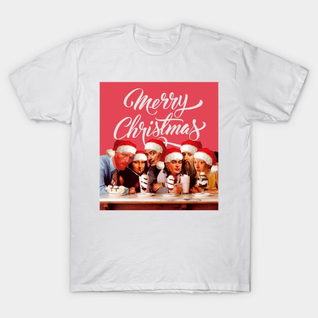 Merry Christmas From Art Friends T-Shirt by Ferrazi